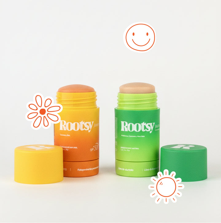 Paquete Natural | Desodorante + bloqueador | Para toda la familia